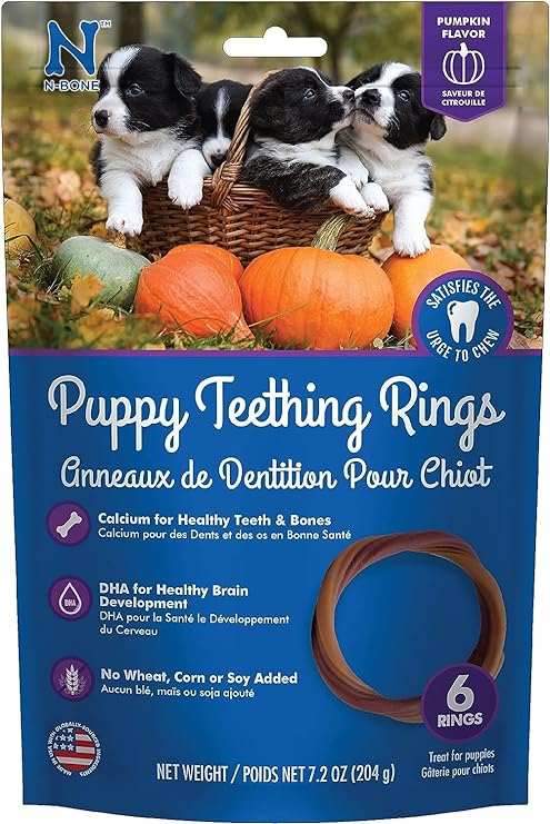 Puppy Teething Rings Pumpkin